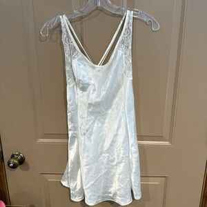 Victoria's Secret White Lace Chemise